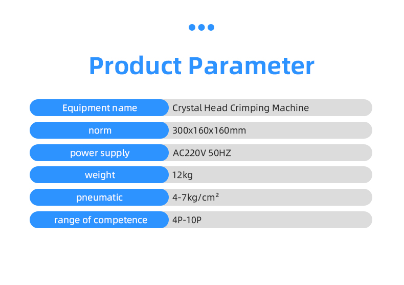 TR-120W Crystal Head Crimping Machine — detail 4