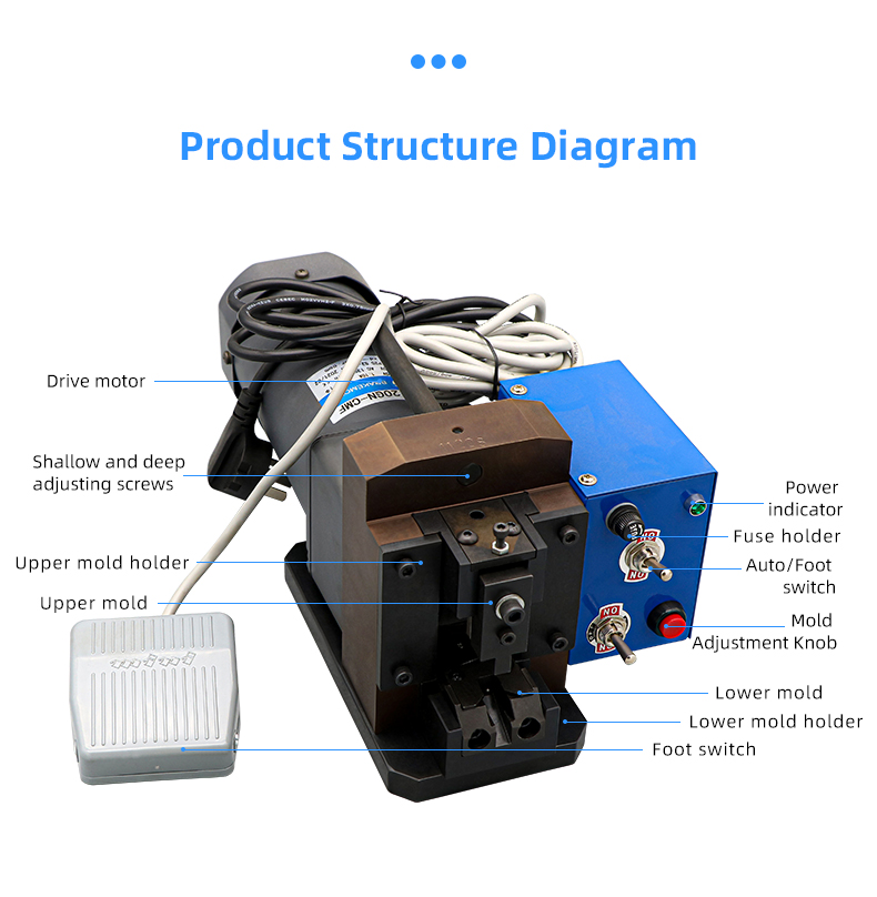 TR-120W Crystal Head Crimping Machine — detail 7