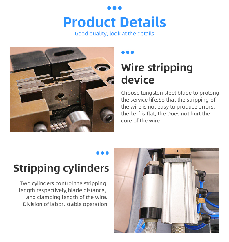 TR-315Z Semi-Automatic Pneumatic Wire Stripping Machine — detail 5