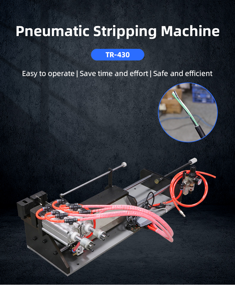 TR-430 Pneumatic Stripping Machine — detail 1