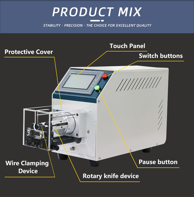 TR-5806 Semi-automatic Coaxial Cable Wire Stripping Machine — detail 6