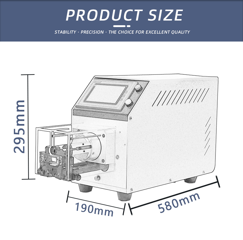 TR-5806 Semi-automatic Coaxial Cable Wire Stripping Machine — detail 7