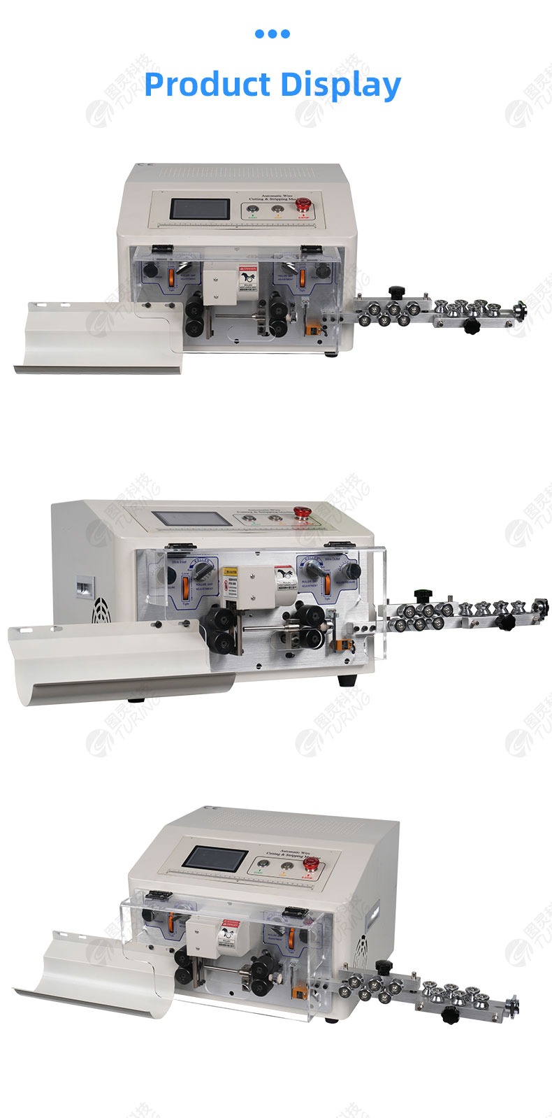 TR608-JE/S 6mm² Jumping Conduit Touch Screen Wire Stripping Machine — detail 8