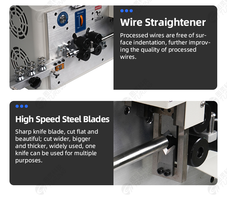 TR608-MAX1-8S Touch Screen 8-wheel 25mm² Cable Wire Stripping Machine — detail 6