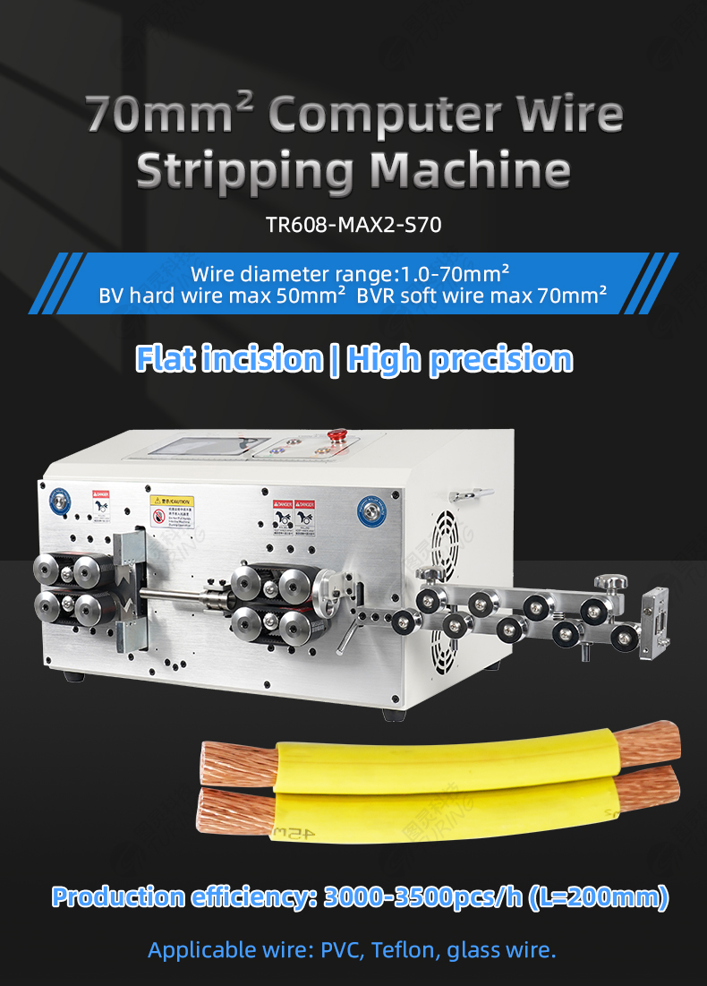 TR608-MAX2-S70 70mm² Computerized Wire Stripping Machine — detail 1