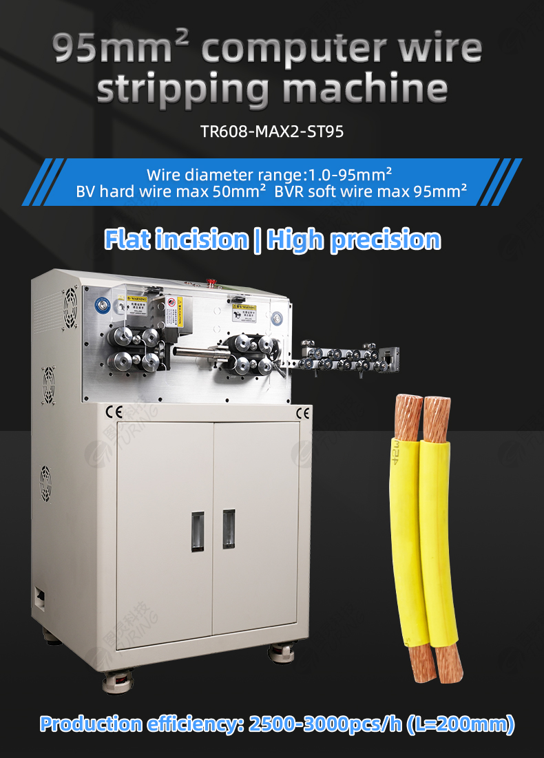 TR608-MAX2-ST95 95mm² Computerized Wire Stripping Machine — detail 1