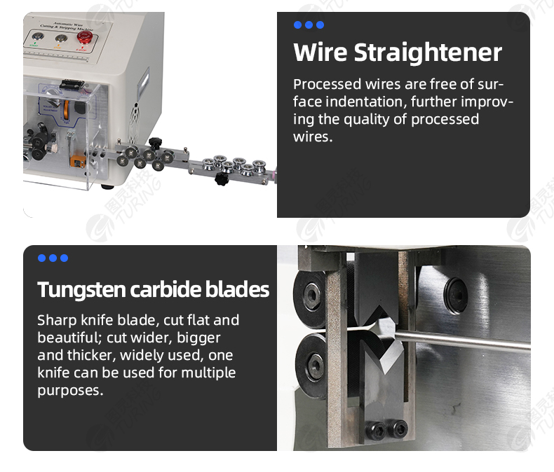 TR608-SD/S Small 4-wheel Touch Screen Wire Stripping Machine — detail 6