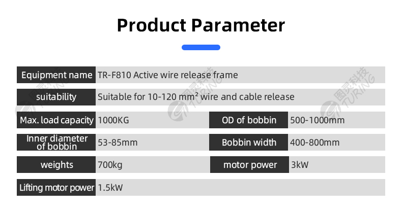 TR-F810 Active Wire Release Frame — detail 4