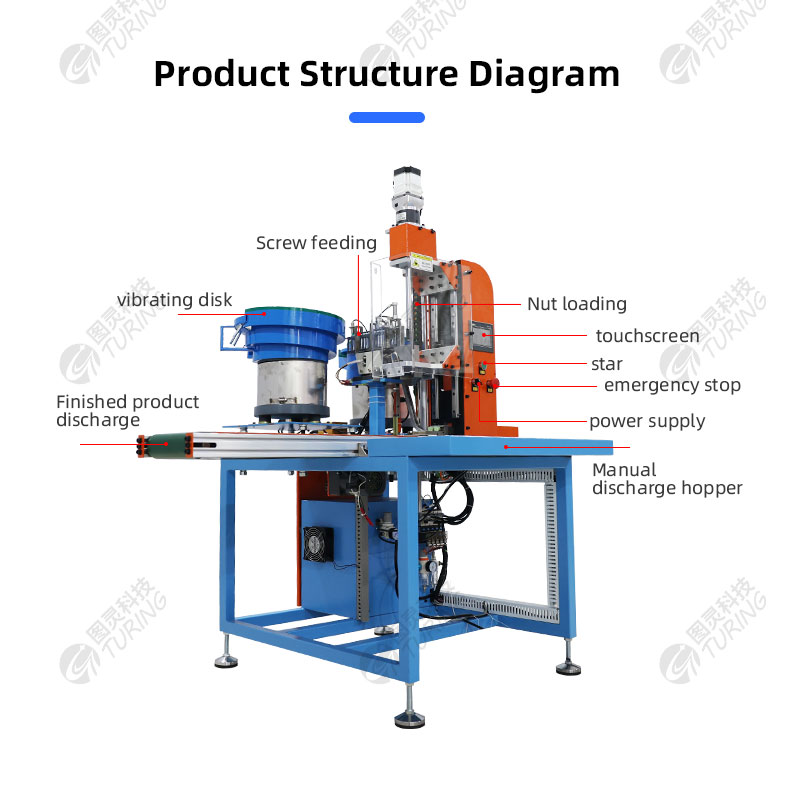 TR-JL1 Semi-automatic Caster Positioning And Twisting Screw Machine — detail 8