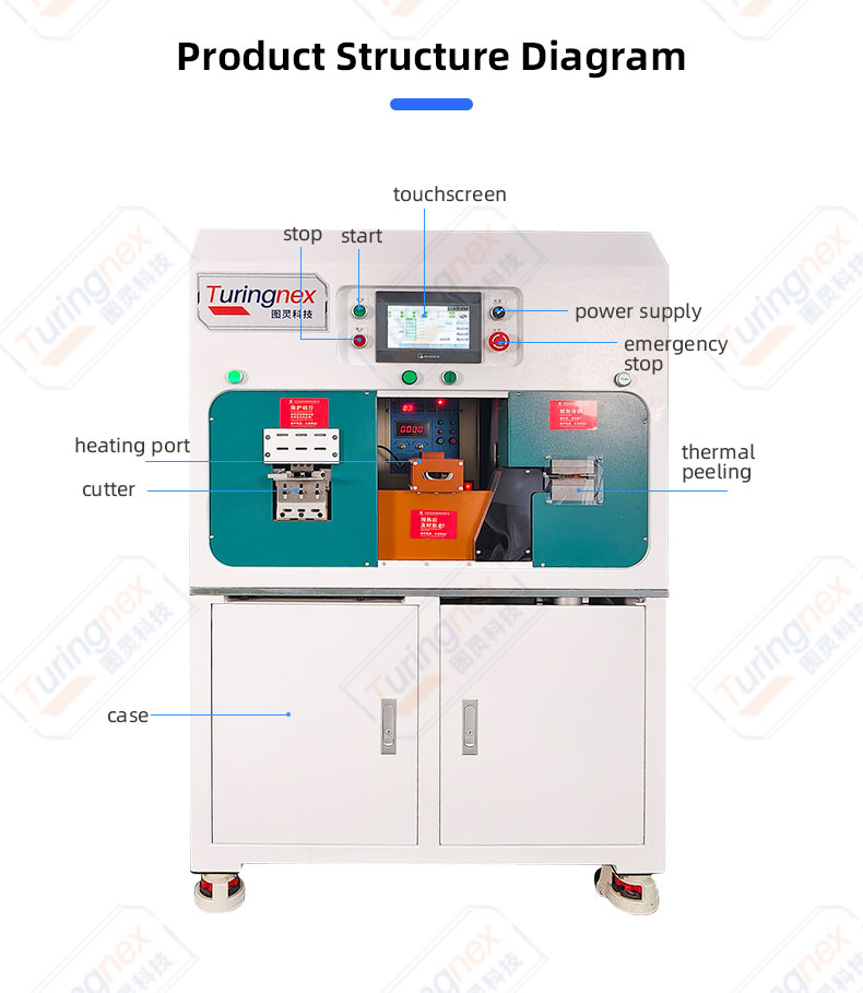 TR-T03 3-station Copper And Aluminium Stripping Machine — detail 6
