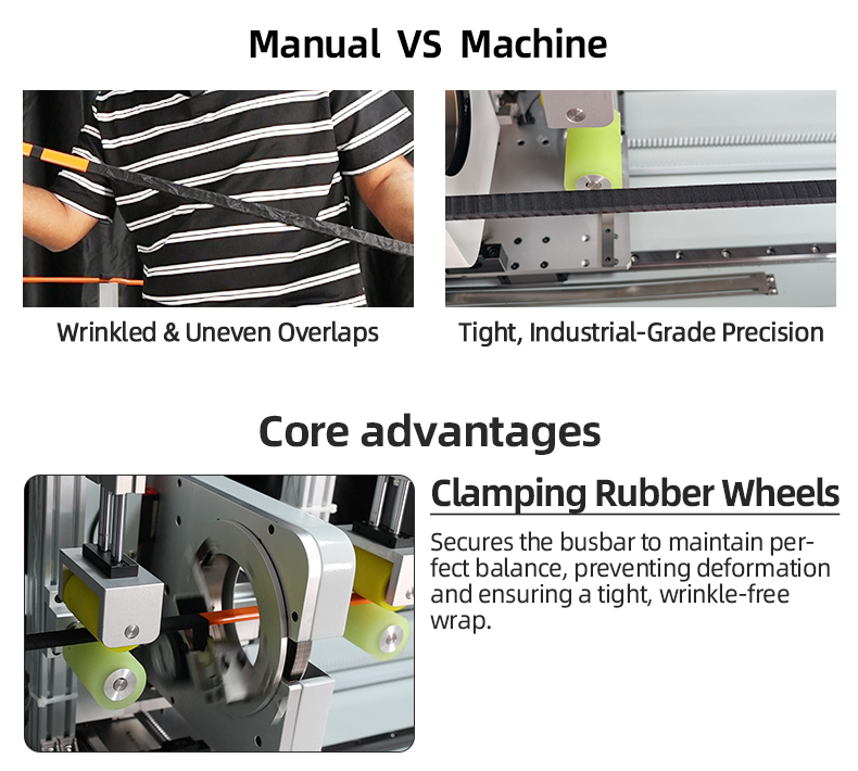 TR-950C Automatic Copper Row Spot Wrap Tape Machine — detail 2