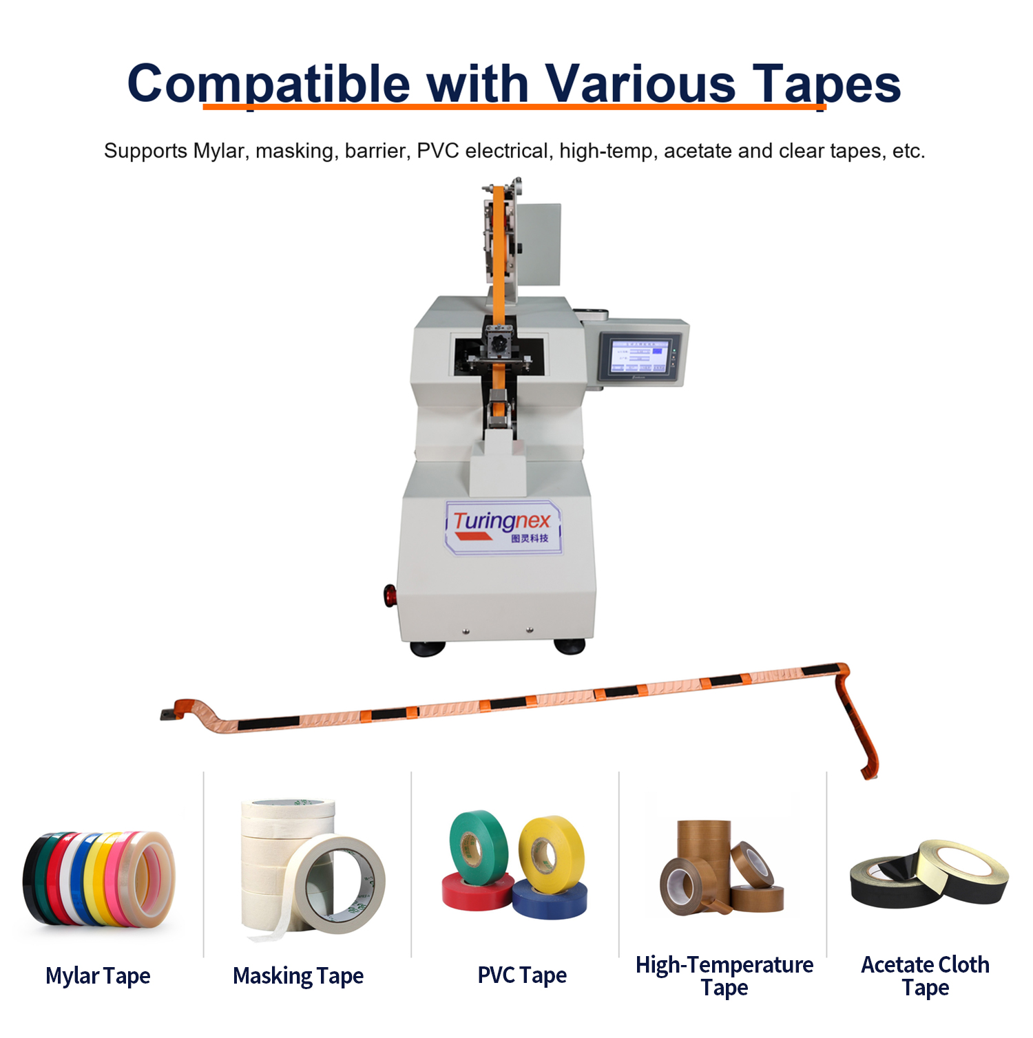 TR-60W20 Semi-automatic Flat Tape Wrapping Machine — detail 6