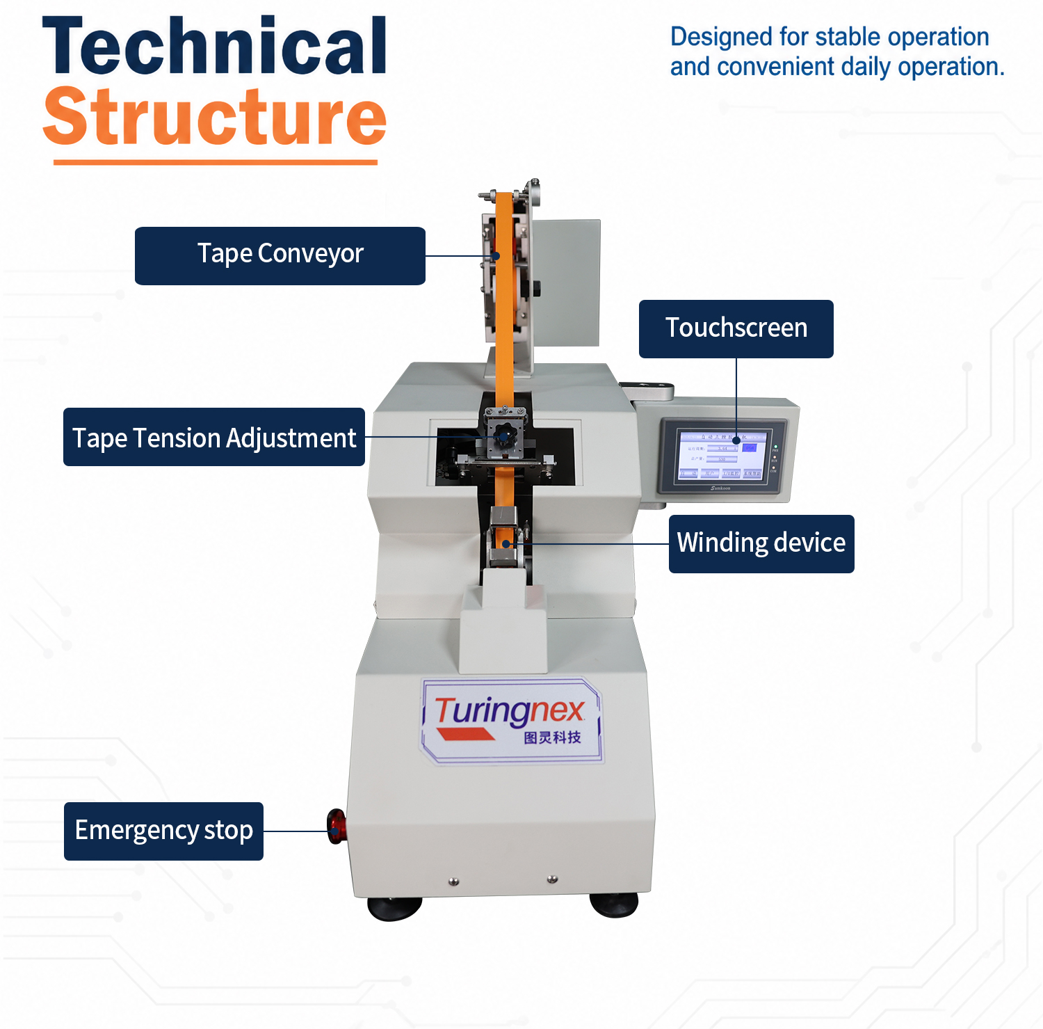 TR-60W20 Semi-automatic Flat Tape Wrapping Machine — detail 7