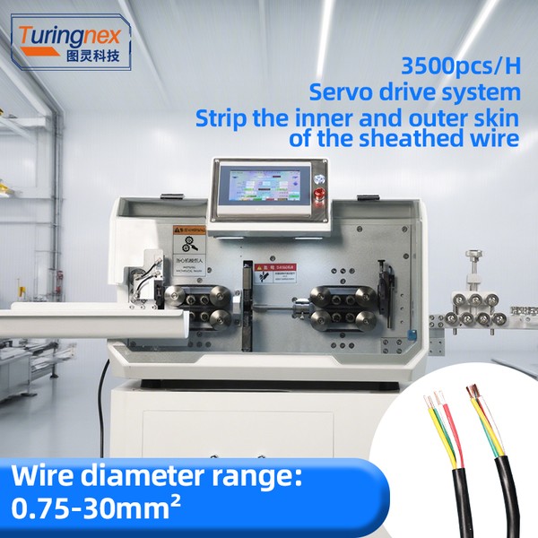 TR-603HJ Large Square Computerized Wire Stripping Machine (Wire Diameter Range:0.75-30mm²)