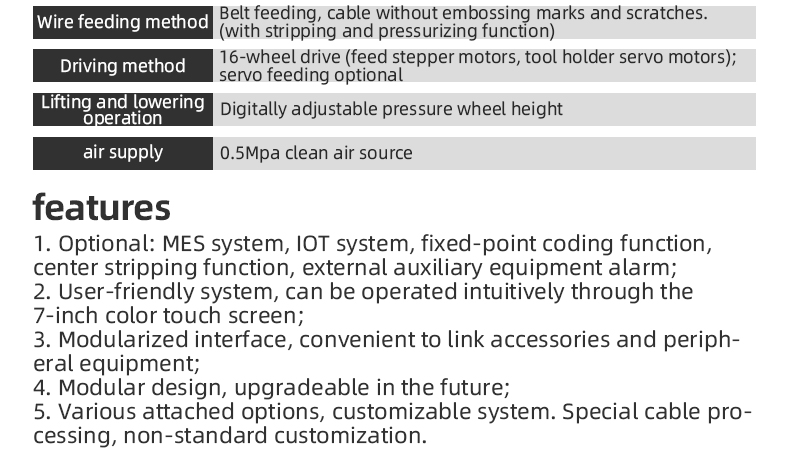 TR-603Q 30 Mm² Fixed-length Cut-off + Front-end Stripper (Wire Diameter Range:0.25-30mm²) — detail 5