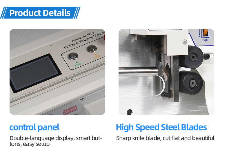 TR608-MAX1-4S Touch Screen 4-Wheel 25mm² Wire Stripping Machine — detail 8