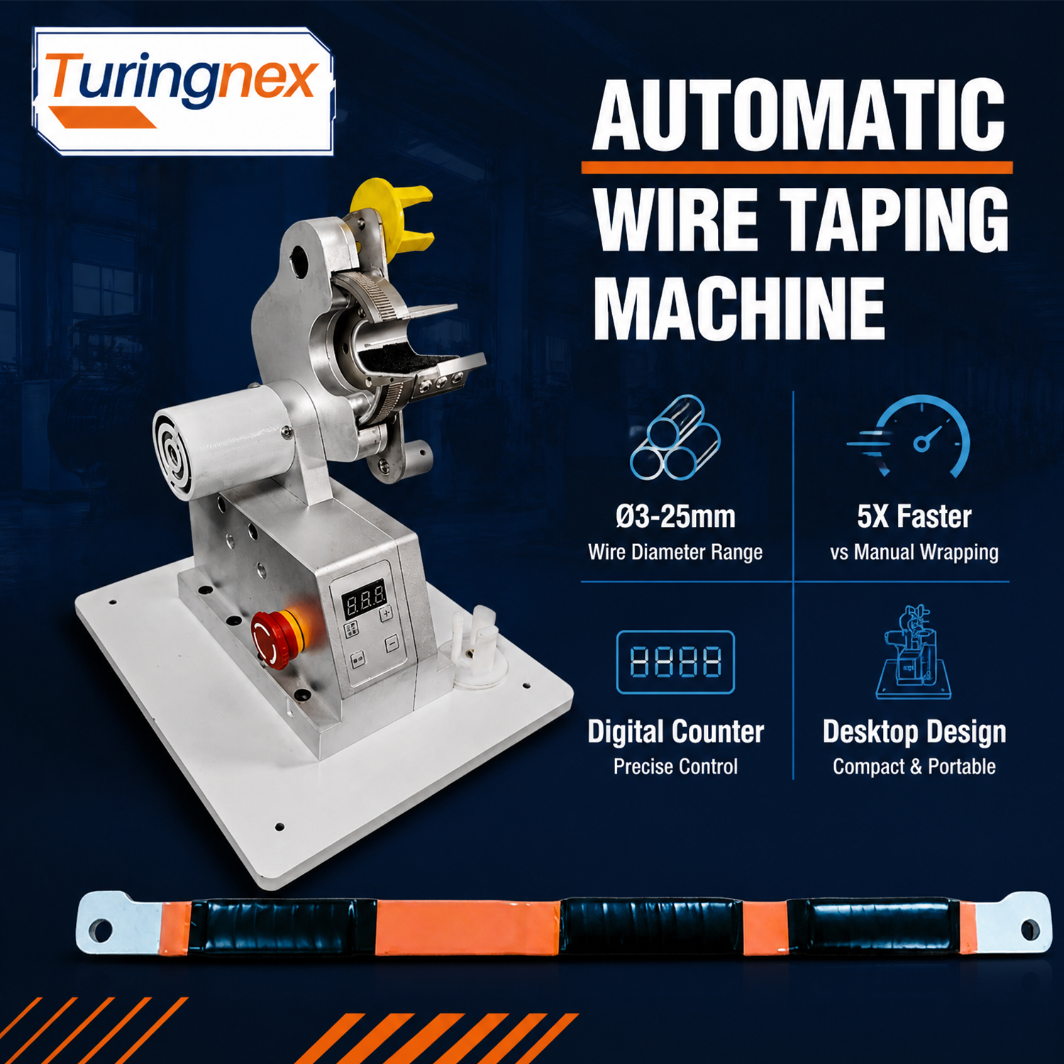 TR-25W Small Tape Winding Machine — detail 2