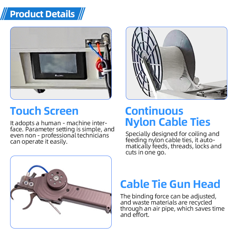 TR-1143B Automatic Nylon Cable Tie Machine — detail 7