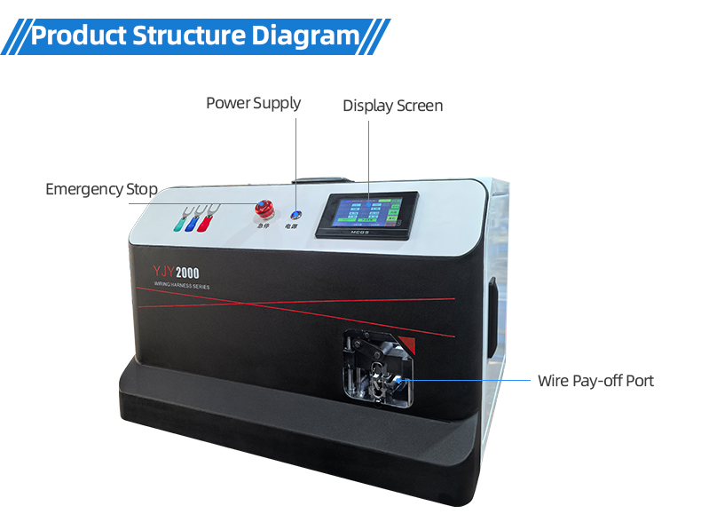 TR-YJY01 Semi-automatic Pre-insulated Terminal Wire Stripping And Crimping Machine — detail 8