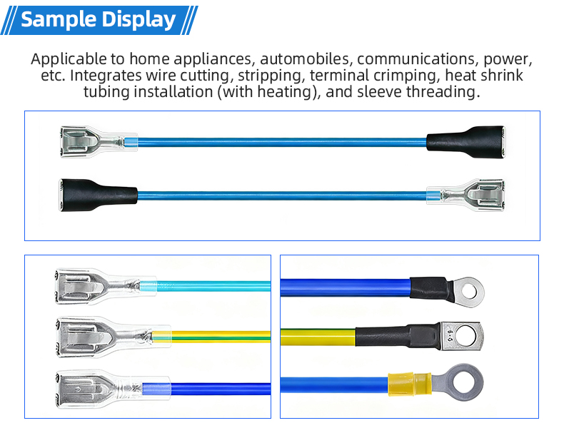 TR-HT01 Full-Automatic Double-Head Heat Shrink Tubing & Sleeve Terminal Crimping Machine — detail 5