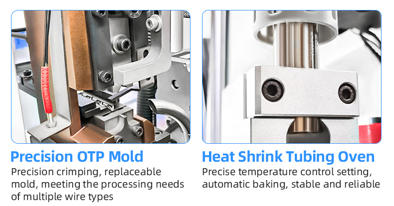 TR-HT01 Full-Automatic Double-Head Heat Shrink Tubing & Sleeve Terminal Crimping Machine — detail 8
