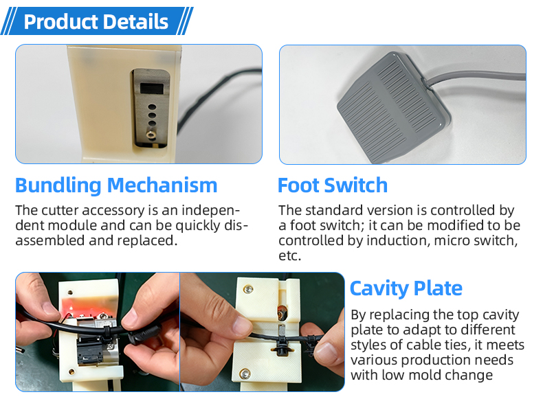 TR-A1 Fixed Cable Tie Automatic Tensioning And Tail-Cutting Machine — detail 8
