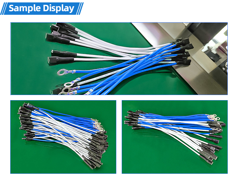 TR-HY02 Full-Automatic Double-Line Combined Crimping & Double Heat-Shrinkable Tube Threading Machine — detail 5