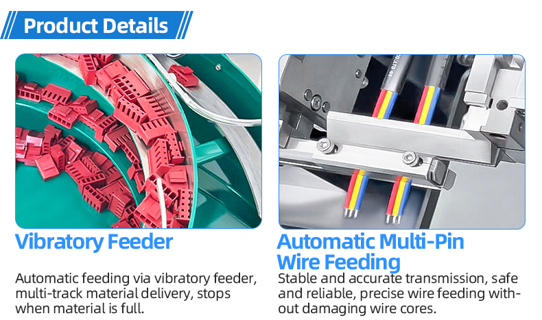 TR-CK02 Fully Automatic Single-Head Terminal Crimping, Housing Insertion And Sleeve Threading Machine — detail 8
