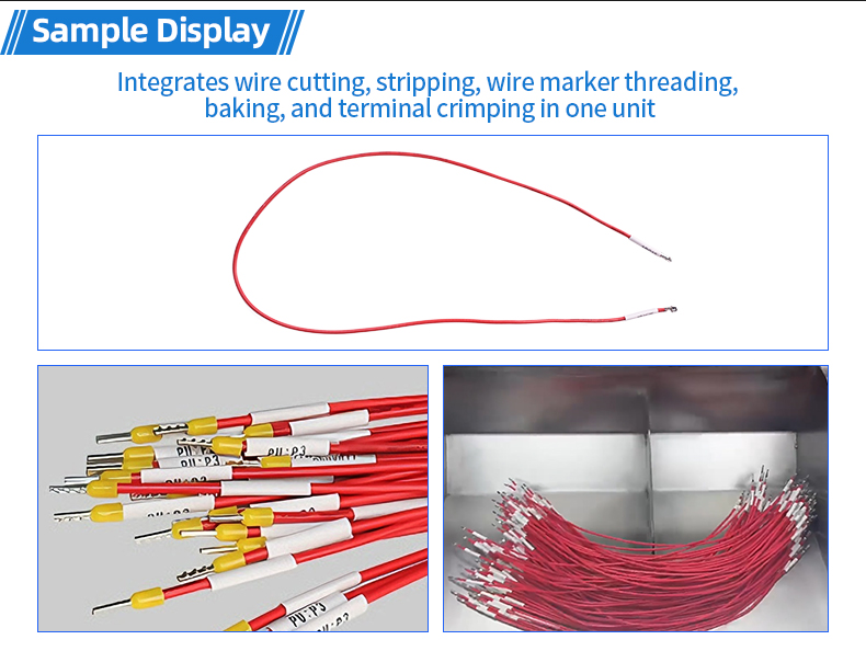 TR-CG03 Full-Automatic U-Shaped Double-Penetration Wire Marker Terminal Machine — detail 5