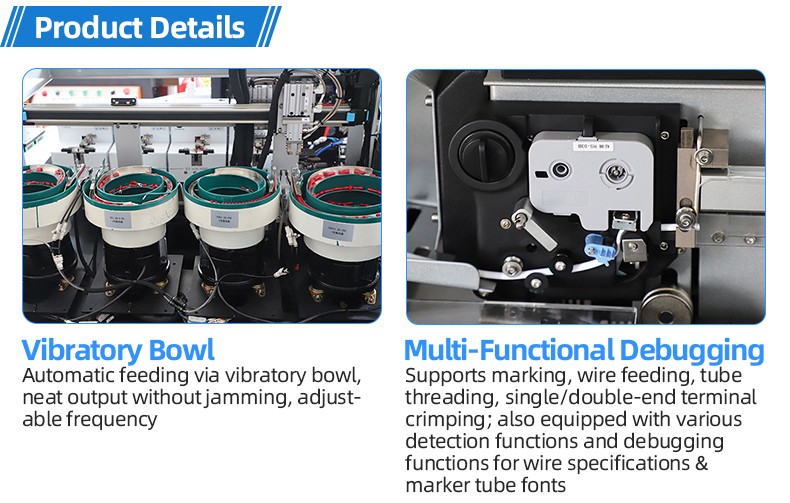TR-CG01 Automatic Double-Head Wire Marker Tube Crimping Machine — detail 7