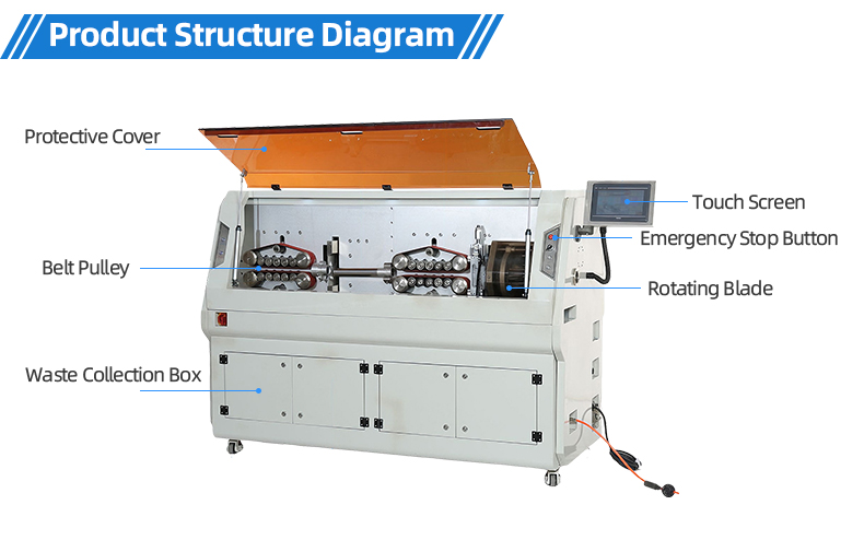 TR-8300X Large Cross-section Computer Wire Stripping Machine — detail 9