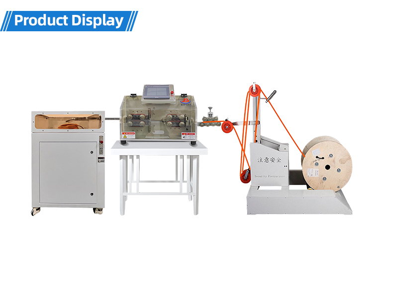 TR-DJ302 Wire Cutting, Stripping And Coiling Machine (with Pay-off Stand) — detail 9