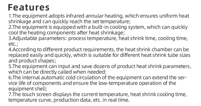 TR-1114X Desktop Infrared Heat Shrink Tube Baking Machine — detail 7