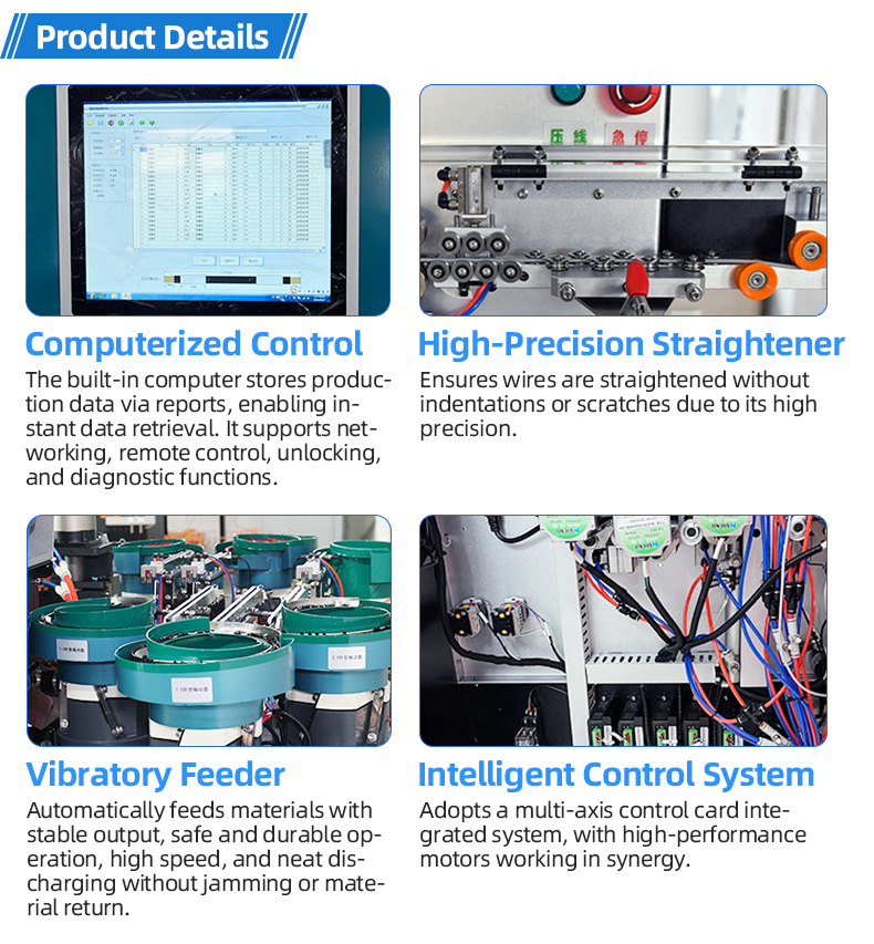 TR-CG25 Fully Automatic Wire Marking Tube Insertion And Terminal Crimping Machine — detail 7