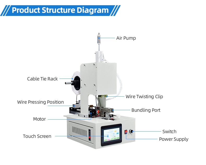 TR-WX01 Semi-automatic Coreless Cable Tie Machine — detail 8