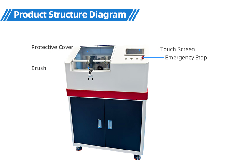 TR-035D Shielded Mesh Brushing, Turning & Cutting Machine — detail 8