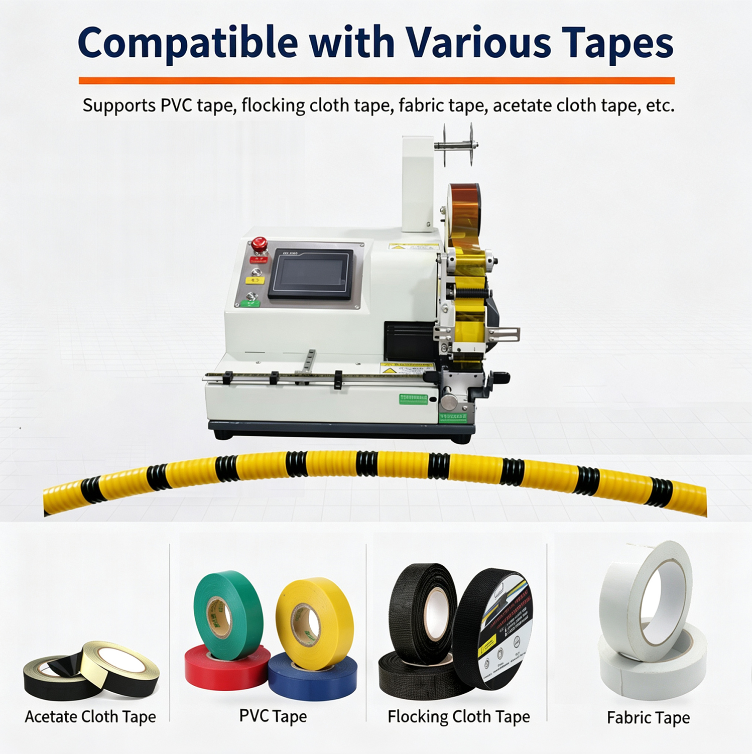 TR-001 Fully Electric Push-Type Tape Winding Machine — detail 6