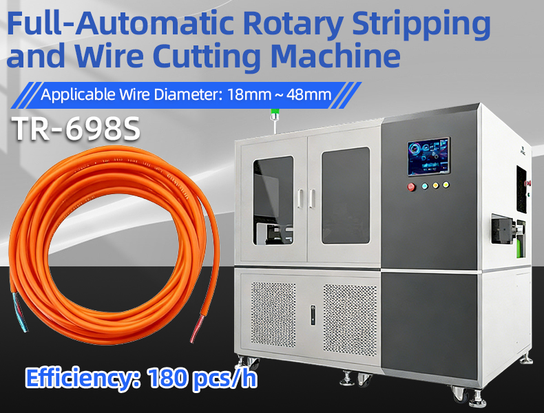 TR-298S Full-Automatic Rotary Stripping And Wire Cutting Machine — detail 4