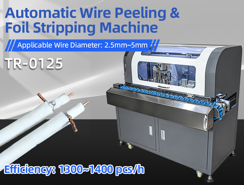 TR-0125 Automatic Wire Peeling & Foil Stripping Machine — detail 4