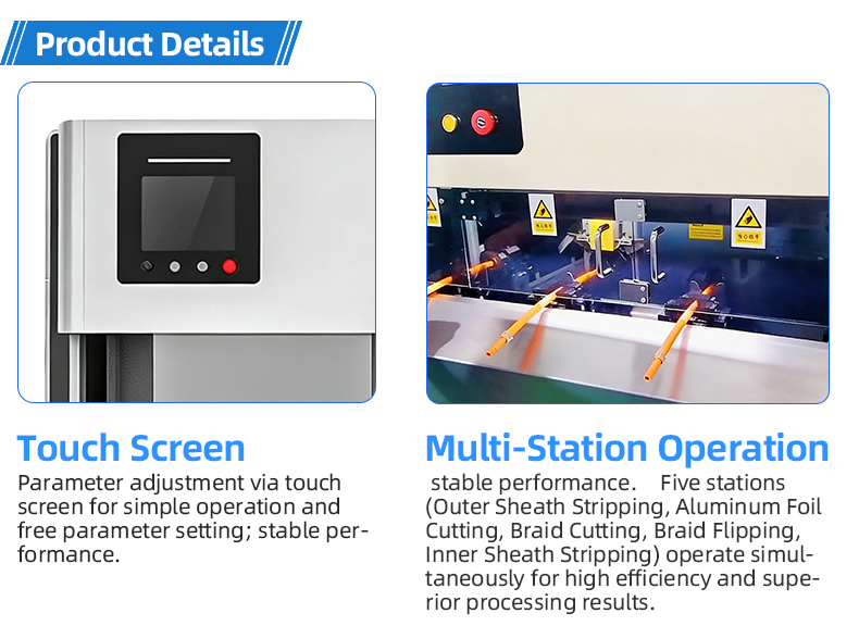 TR-302S Inner & Outer Sheath And Braid Processing Machine — detail 7
