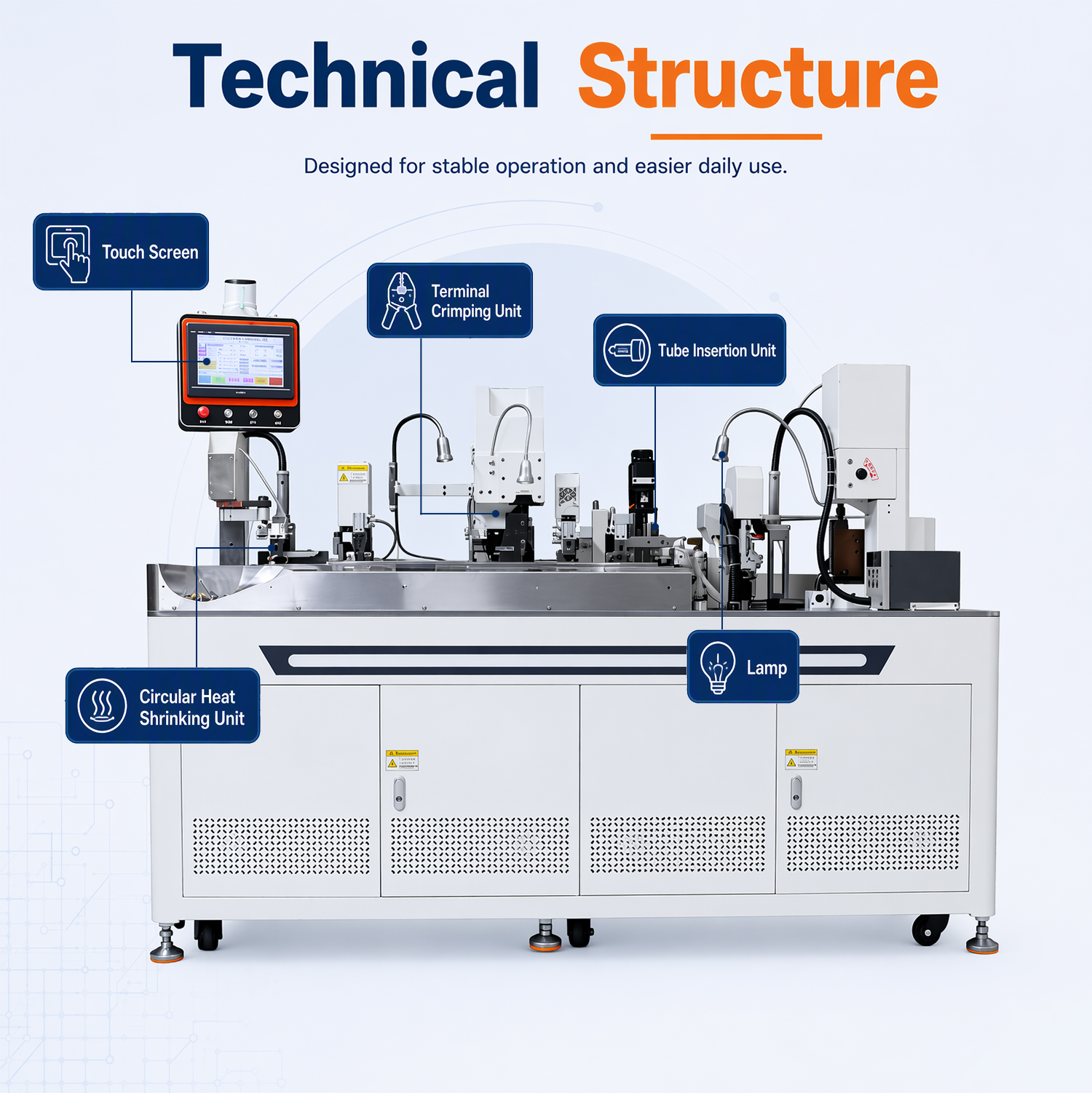 TR-2525 Fully Automatic Double-End Wire Number Tube Terminal Crimping Machine — detail 5