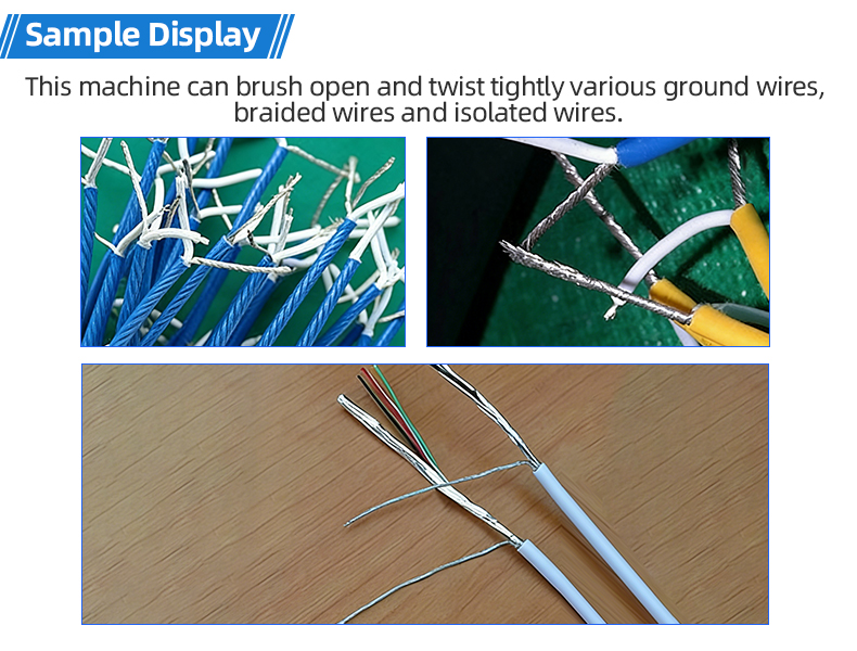 TR-SN01 Electric Wire Brushing & Twisting Machine — detail 5