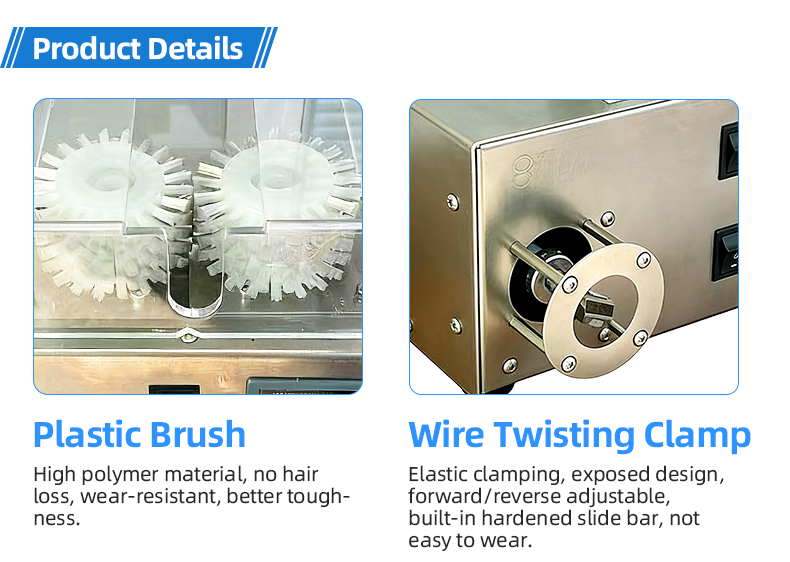 TR-SN01 Electric Wire Brushing & Twisting Machine — detail 7