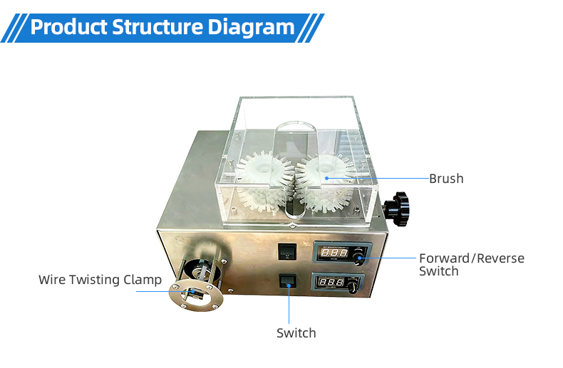 TR-SN01 Electric Wire Brushing & Twisting Machine — detail 8