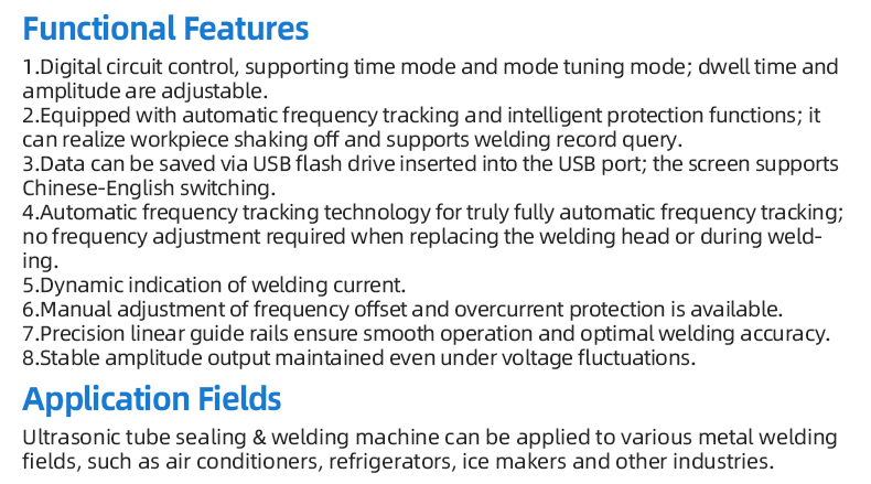 TR-FG01 Ultrasonic Tube Sealing & Welding Machine — detail 7