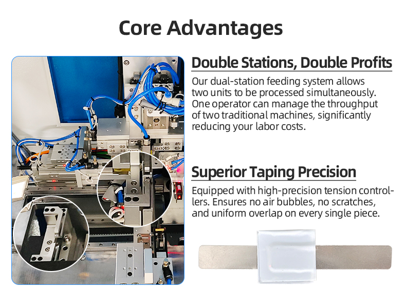 TR-KL03 Dual-Station Feeding Copper Foil Taping Machine — detail 2
