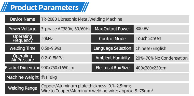 TR-2080 Ultrasonic Metal Welding Machine — detail 6
