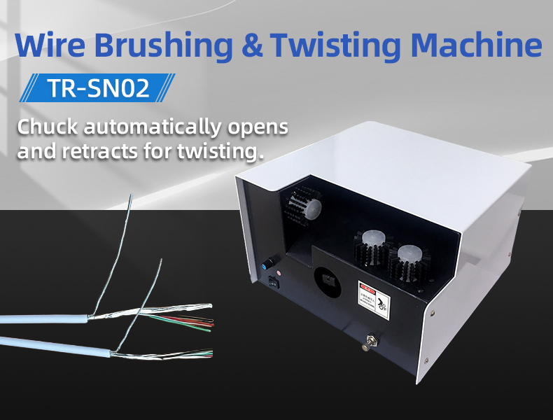 TR-SN02 Wire Brushing & Twisting Machine — detail 4
