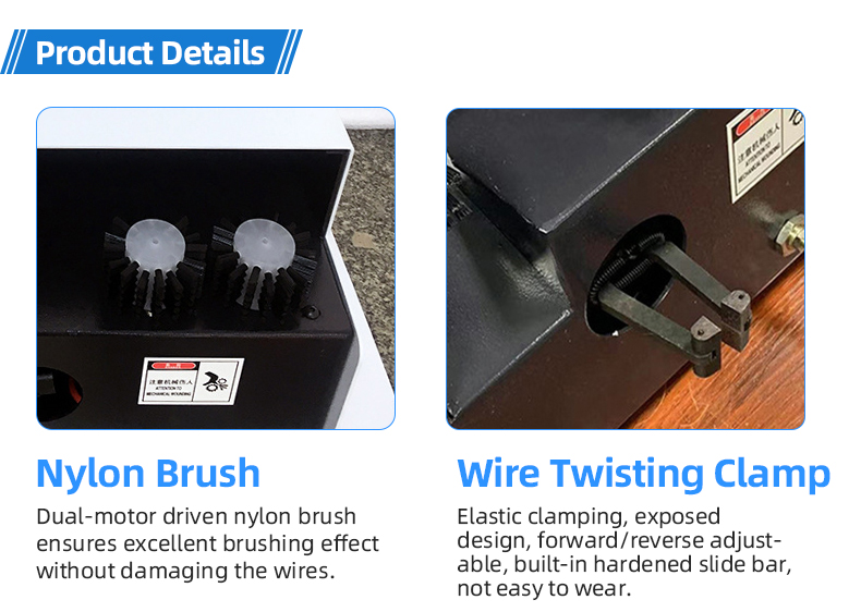 TR-SN02 Wire Brushing & Twisting Machine — detail 7