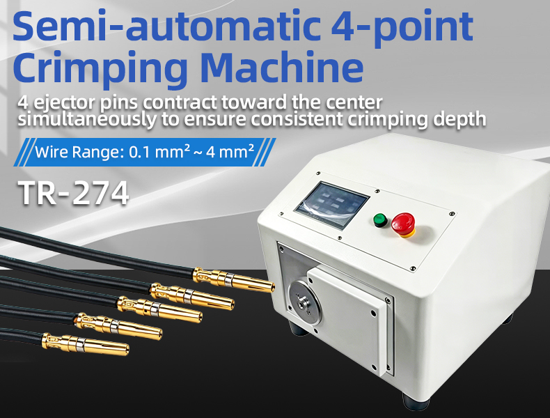 TR-274 Semi-automatic Four-point Crimping Machine — detail 4